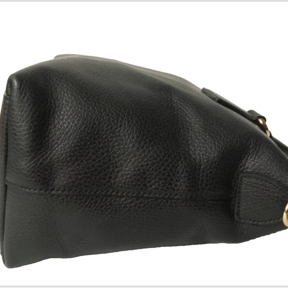 Authentic Gucci Black Leather Convertible Bag with COA - Picture 9 of 15